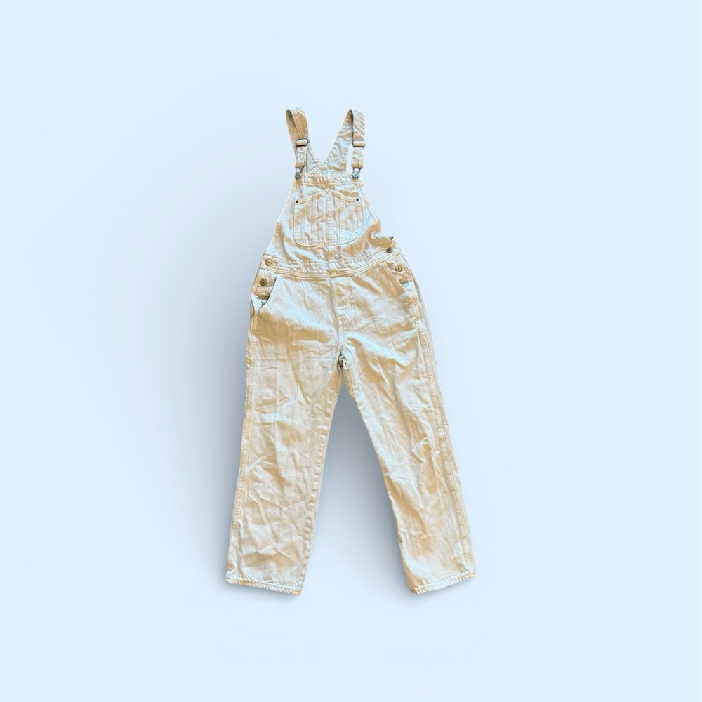Old Navy Cream 100% Cotton Overalls